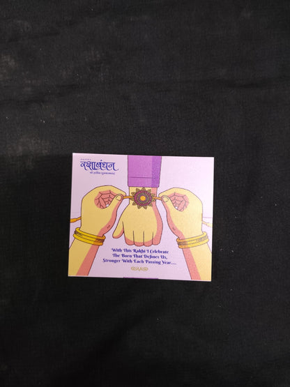 Premium Kids Rakhi Card for Brother & Sister | Cartoon Theme Rakhi Packaging Card